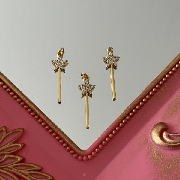 Charm Estrella Mágica Circones Baño de oro