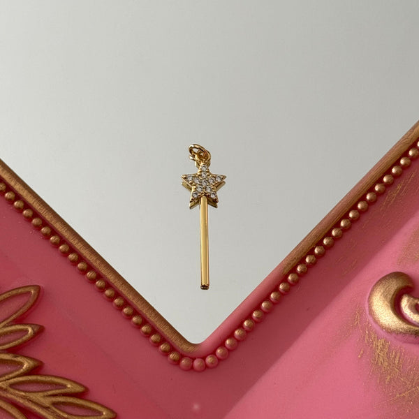 Charm Estrella Mágica Circones Baño de oro