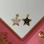 Charm Estrella Puntitos Colores Esmaltado Baño de oro