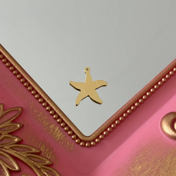 Charm Estrellitas de Mar Baño de oro