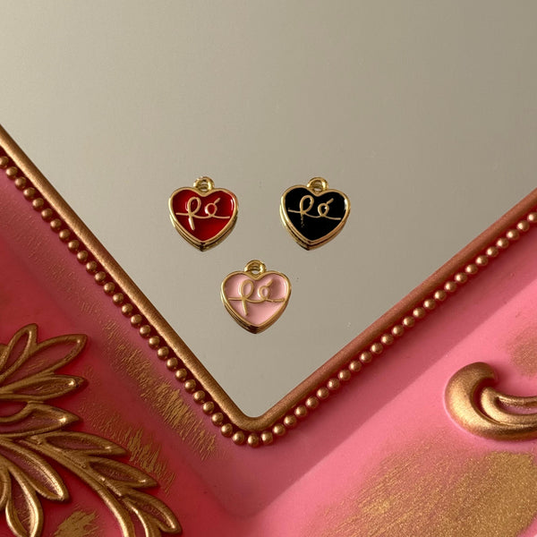 Charm Fe Esmaltado Colores Baño de oro