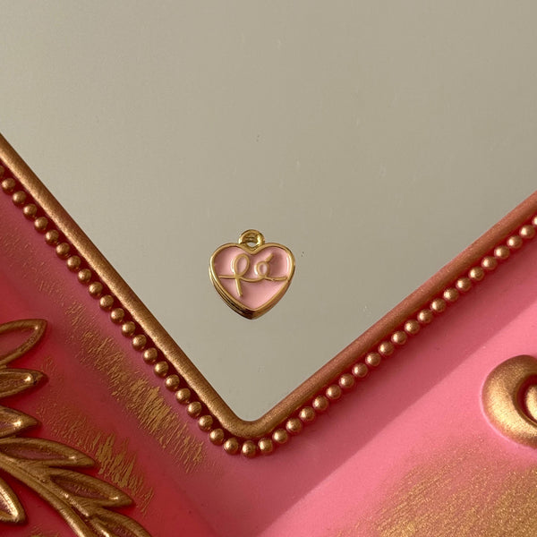 Charm Fe Esmaltado Colores Baño de oro