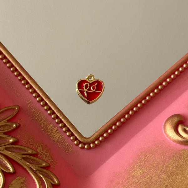 Charm Fe Esmaltado Colores Baño de oro