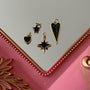Charm Figuras Circones Negros Baño de oro