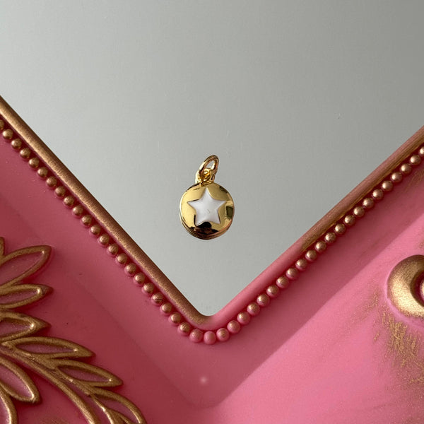 Charm Formas Esmaltadas Baño de oro