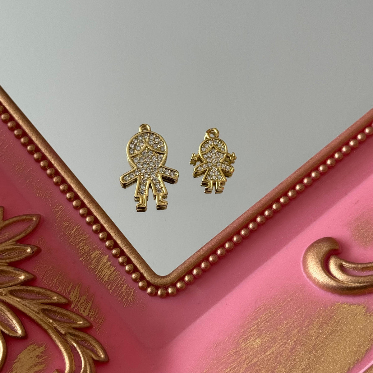 Charm Hijitos Circones Baño de oro