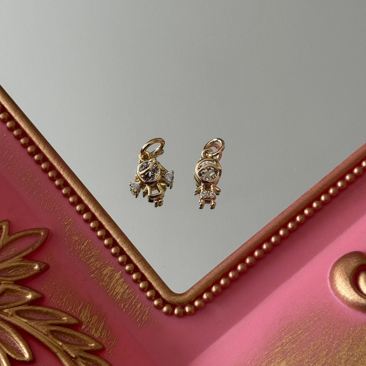 Charm Hijos Circones Baño de oro