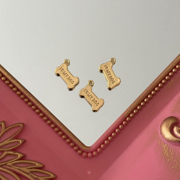 Charm I Love my Dog Baño de oro