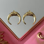 Charm Luna Invertida Maxi Baño de oro