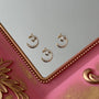 Charm Luna y Circón Baño de oro