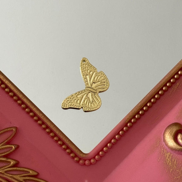 Charm Mariposa Baño de oro