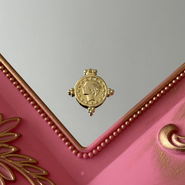 Charm Monedas Baño de oro