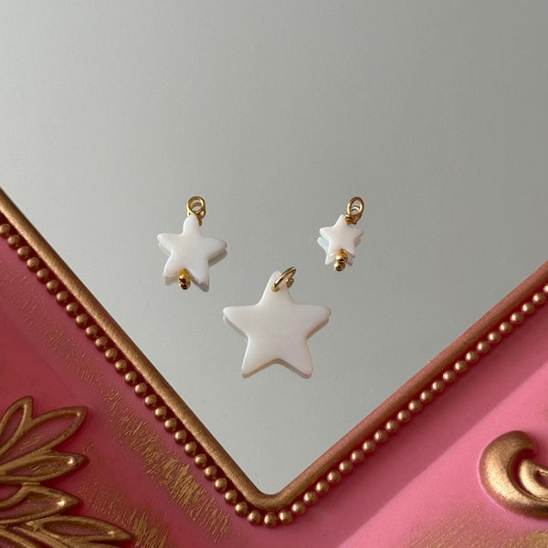 Charm Nácar Estrella Baño de oro