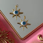 Charm Ojo Solar Circones Baño de oro