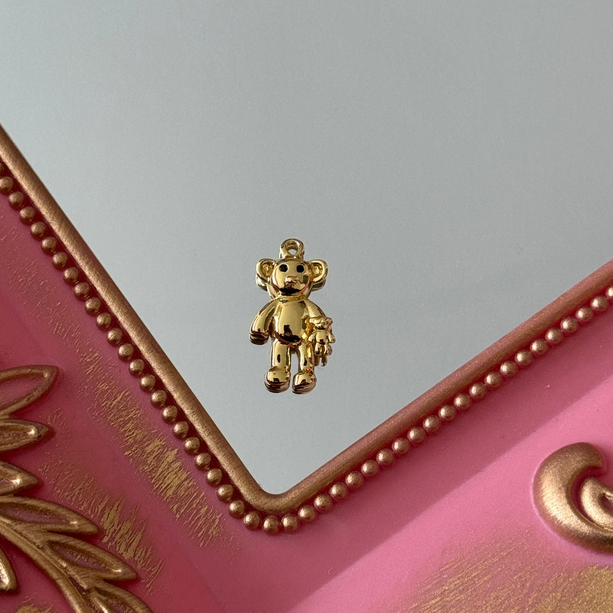 Charm Oso y Osito Baño de oro