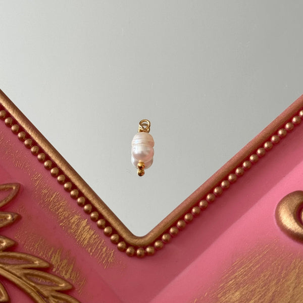 Charm Perla Baño de oro