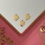 Charm Perrito Corazón Baño de oro