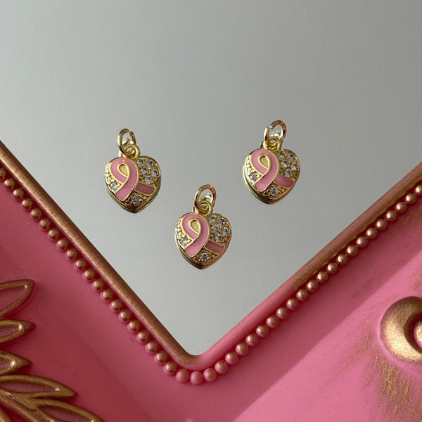 Charm Símbolo Cáncer Circones Baño de oro