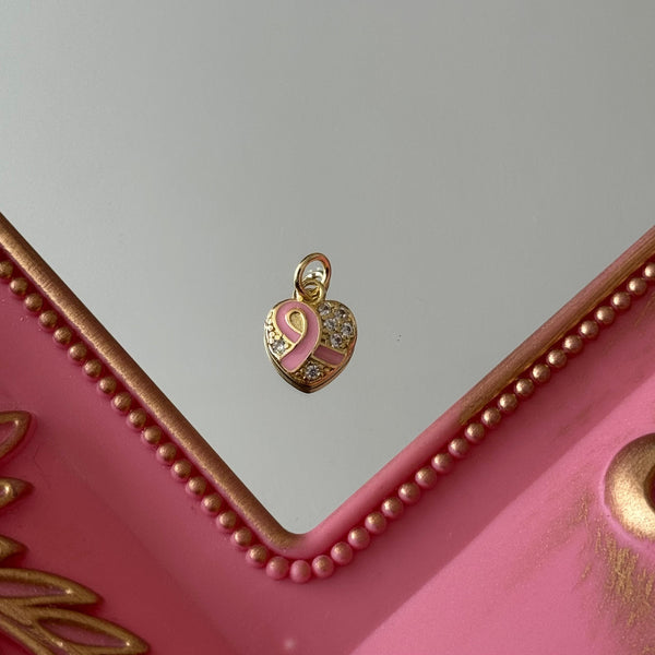 Charm Símbolo Cáncer Circones Baño de oro
