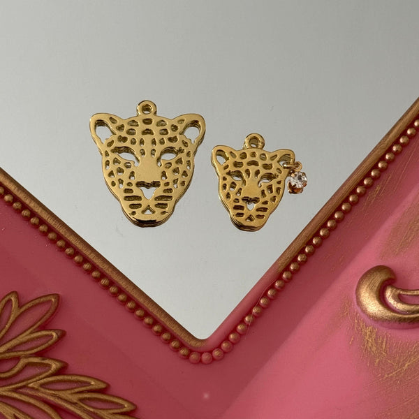Charm Tigre Baño de oro