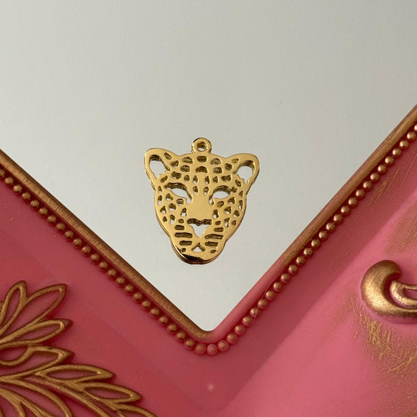 Charm Tigre Baño de oro