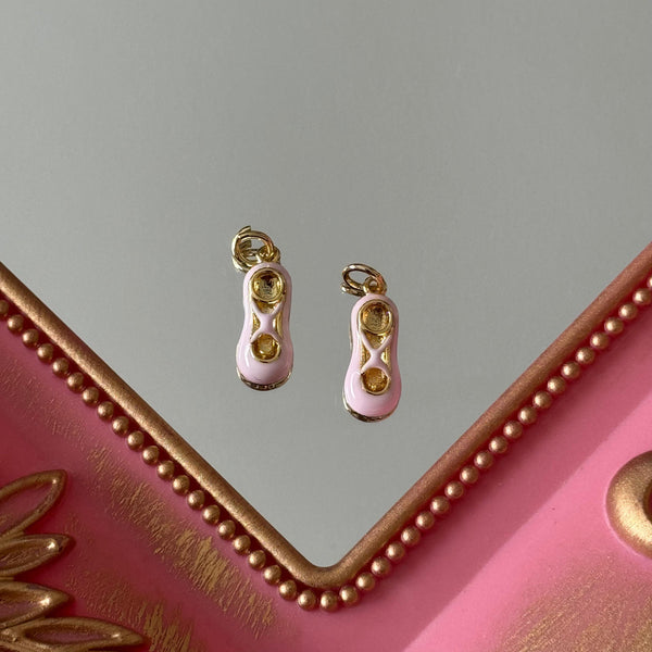 Charm Zapatilla Ballet Baño de oro