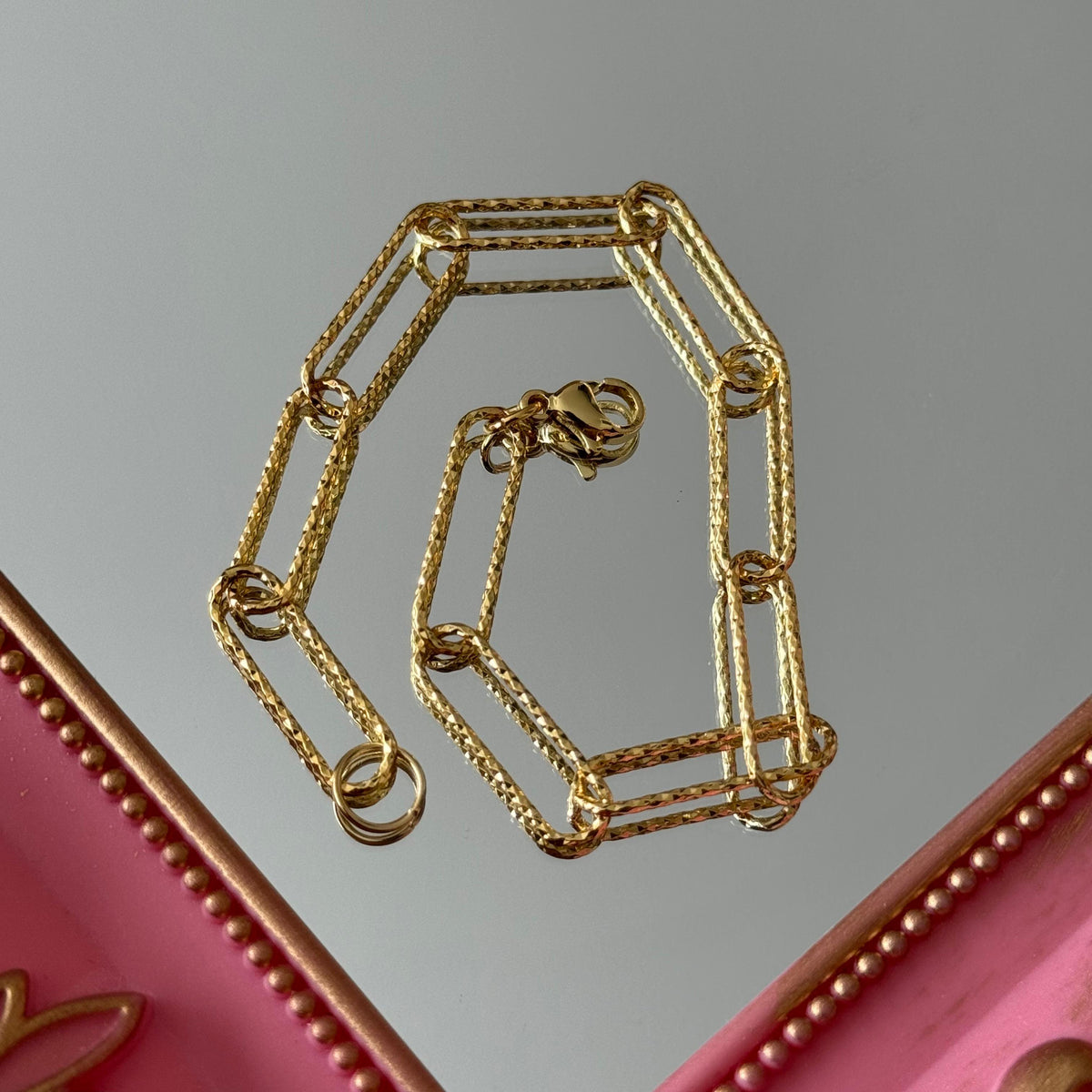 Pulsera para Charms Modelo 2 Baño de oro
