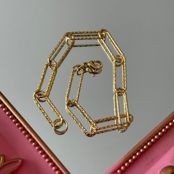 Pulsera para Charms Modelo 2 Baño de oro