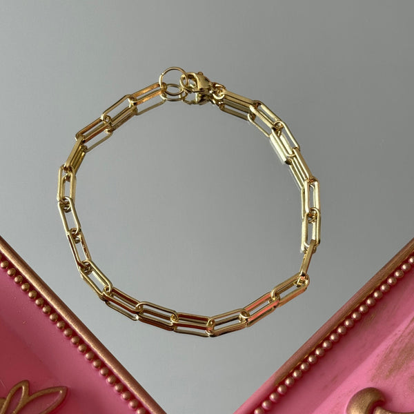 Pulsera para Charms Modelo 3 Baño de oro