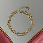 Pulsera para Charms Modelo 5 Baño de oro