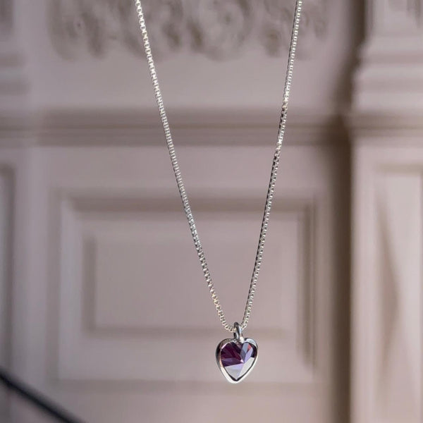 Collar Punto de Luz - Circón Corazón