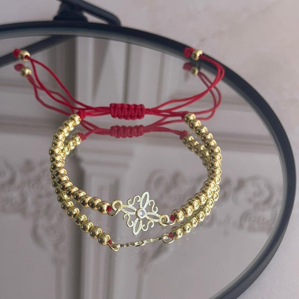 Pulsera Nudo de Bruja - Baño de oro