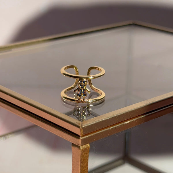Anillo Hijo Baño de oro