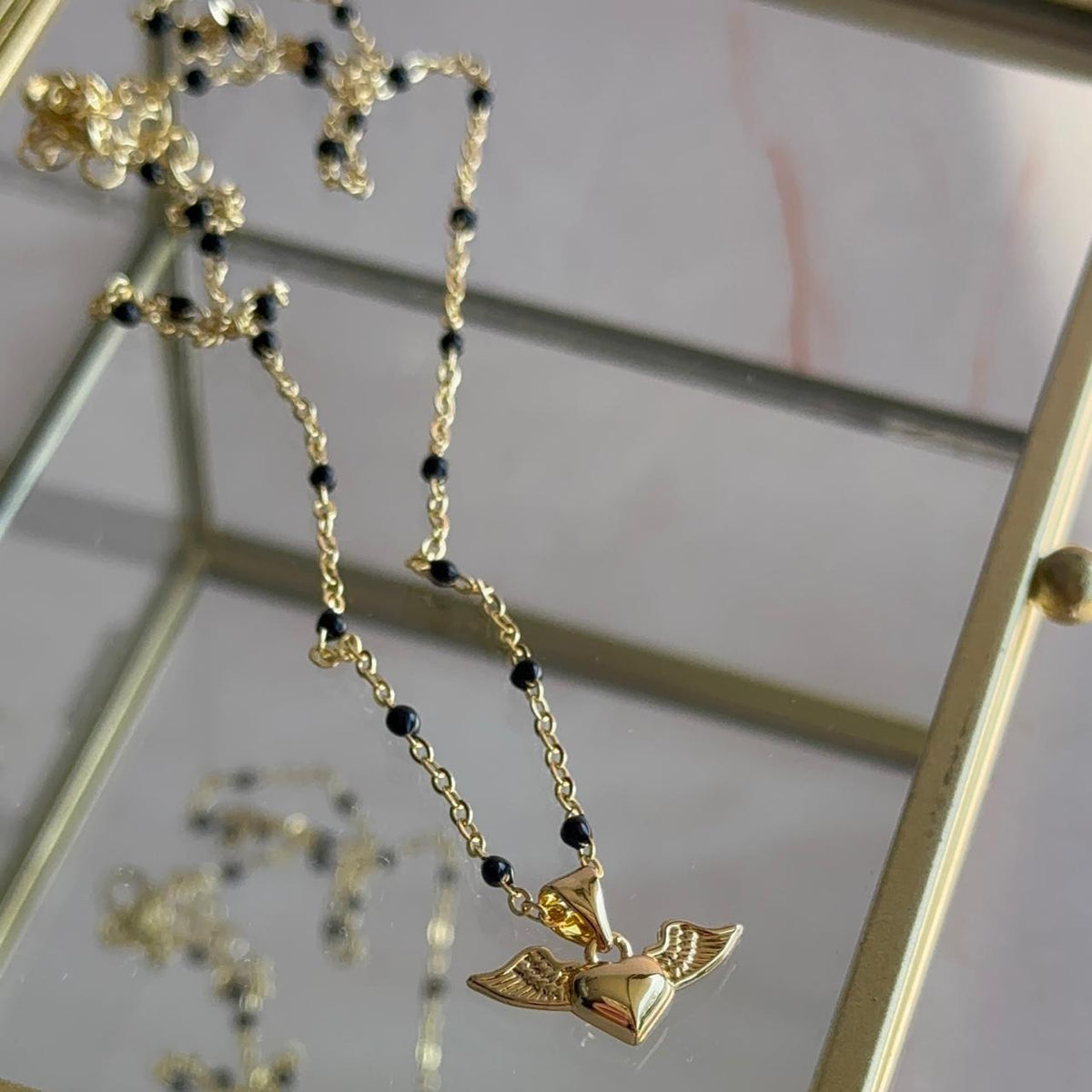 Collar Corazón Alado