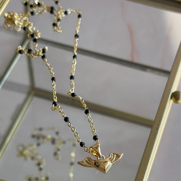 Collar Corazón Alado