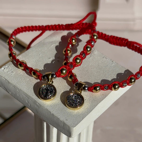 Pulsera Roja Balines Mixta San Benito