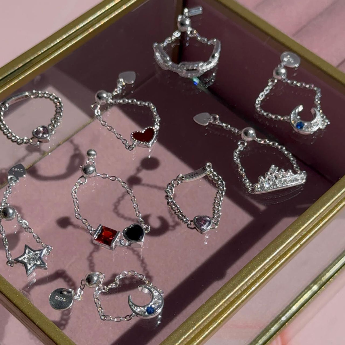 Anillo Cadena Plata 925