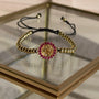 Pulsera Negra Balines San Benito