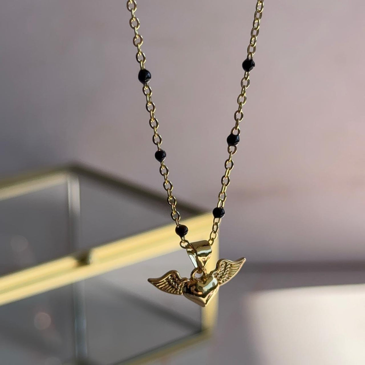 Collar Corazón Alado