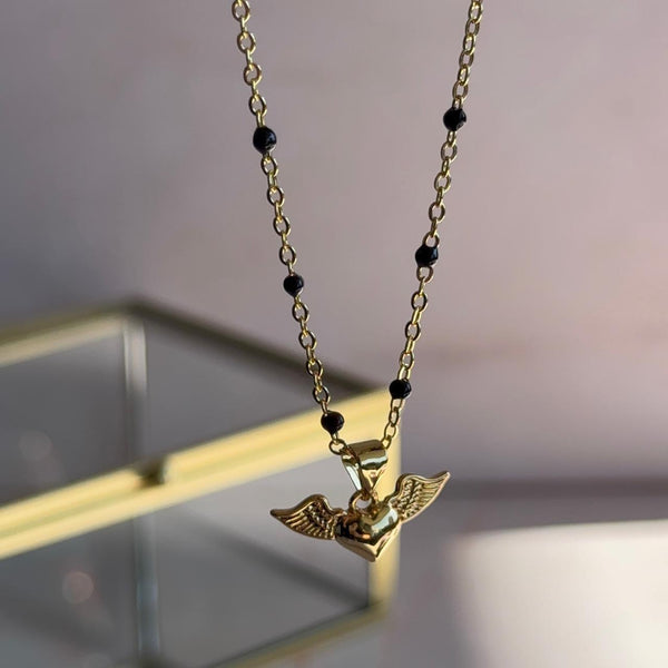Collar Corazón Alado