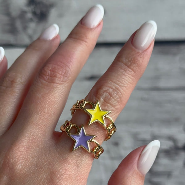Anillo Estrella Colores