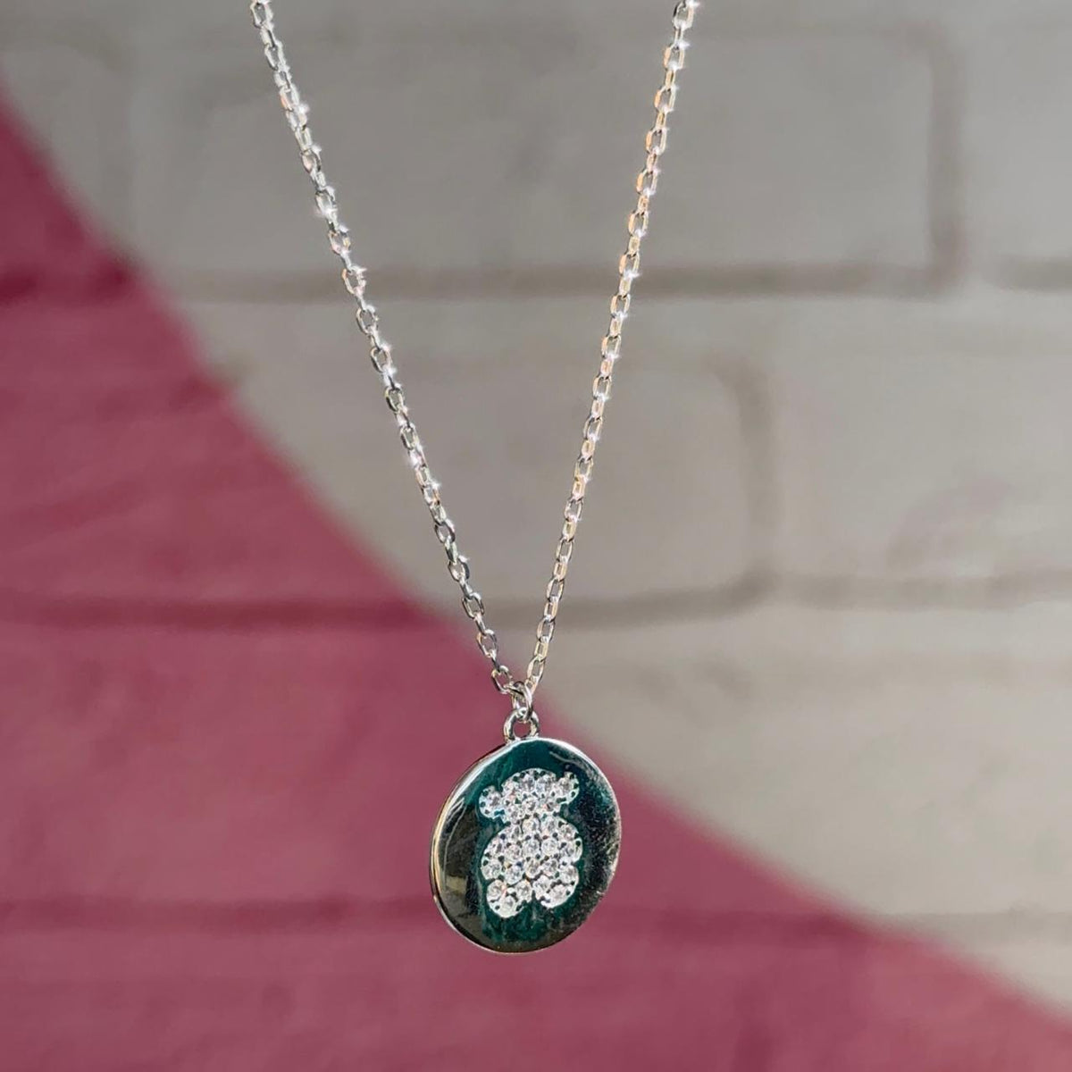 Collar Medalla Osito Circones