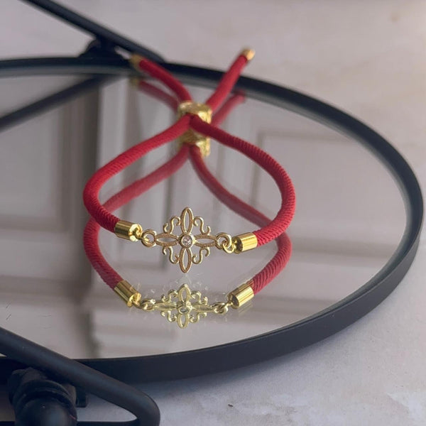 Pulsera Nudo de Bruja - Baño de oro