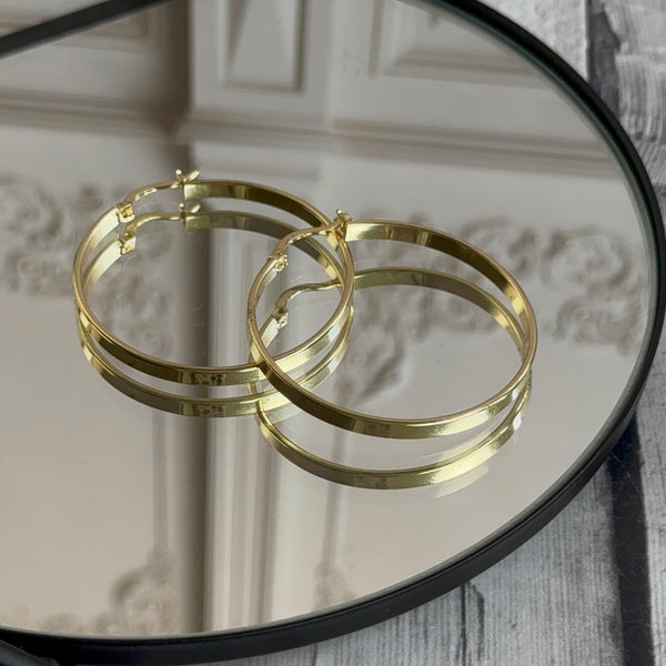 Aros Argollas Espejadas