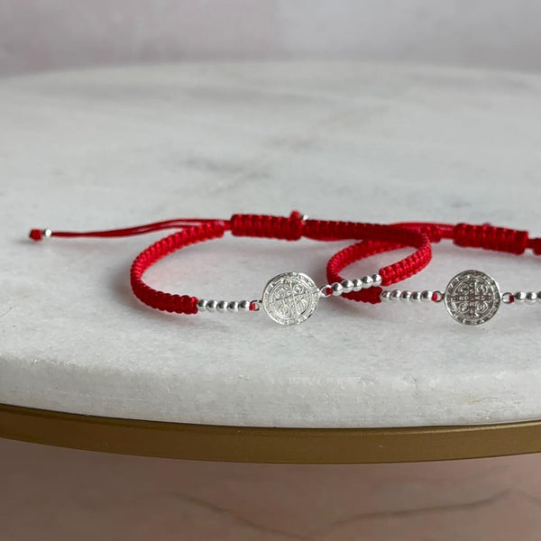 Pulsera Roja Cruz San Benito