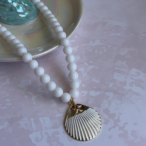 Collar Almejita de Mar Esmaltada