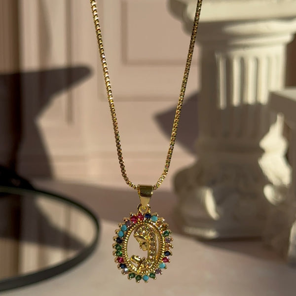Collar Virgen Niña Multicolores