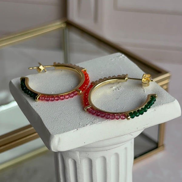 Aros Argolla Cristales