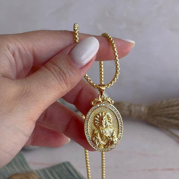 Collar Medallón Jesús