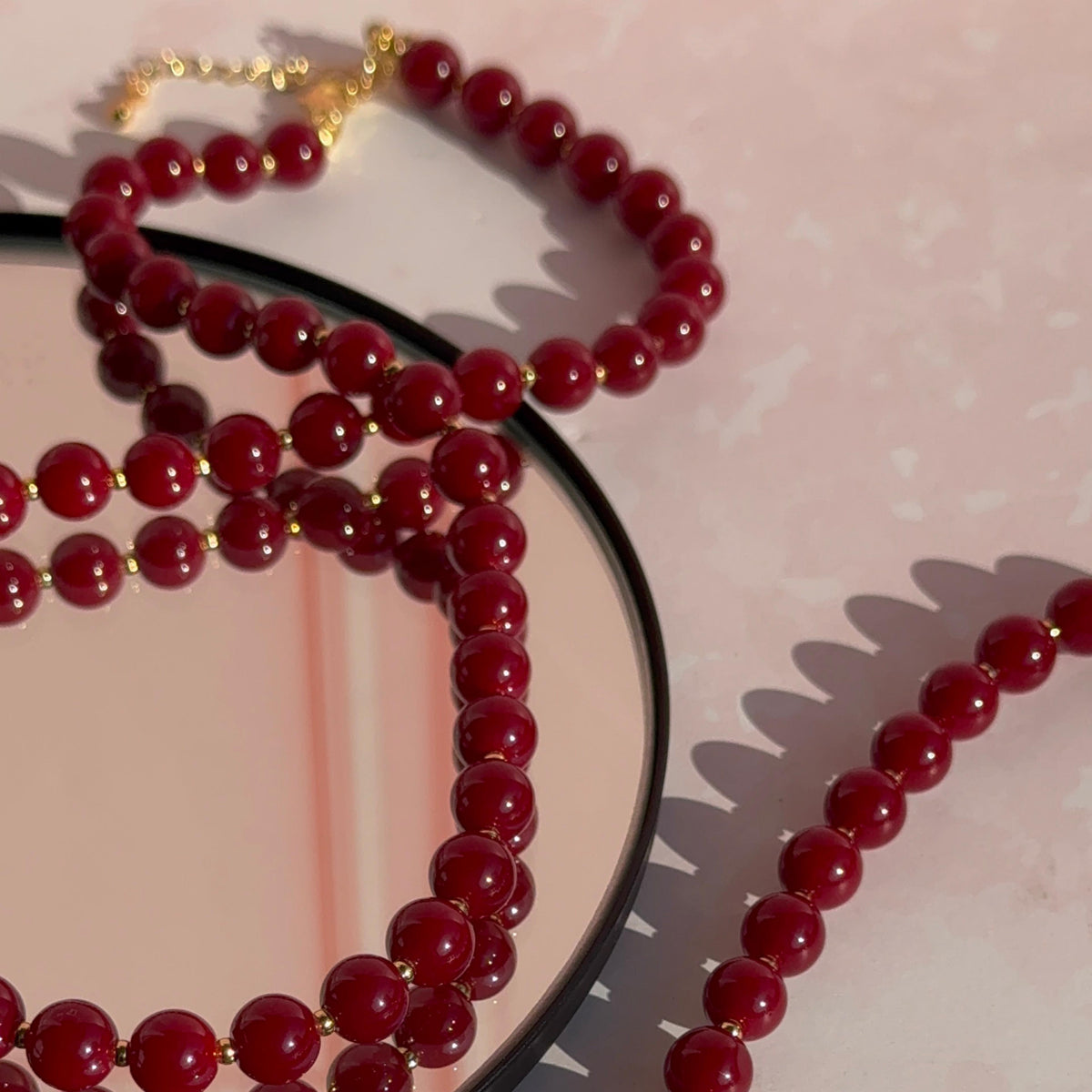 Collar Cristal Austriaco Burdeo